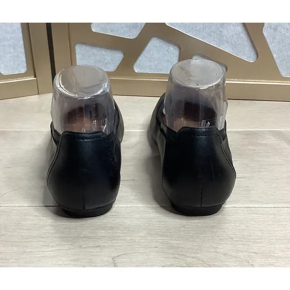 Vionic Caroll Leather Ballet Flats 7.5  slip on loafers Orthotic Arch Support