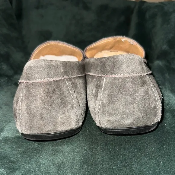 Vionic Mason Suede Driving Loafers Men’s Size 13 Gray Moc Toe Slip-On
