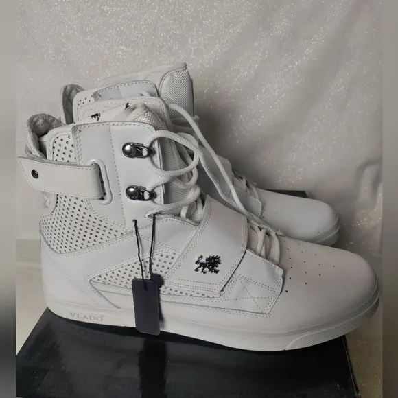 Vlado Footwear White High-Top Atlas Sneakers Shoes- 13