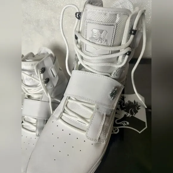 Vlado Footwear White High-Top Atlas Sneakers Shoes- 13
