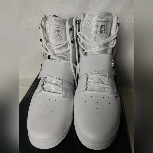 Vlado Footwear White High-Top Atlas Sneakers Shoes- 13