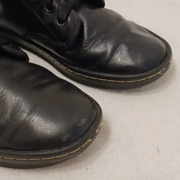 VNTG Dr. Martens Black Ankle Boots Sz 6 Goth Grunge Casual AIR WAIR Punk Retro