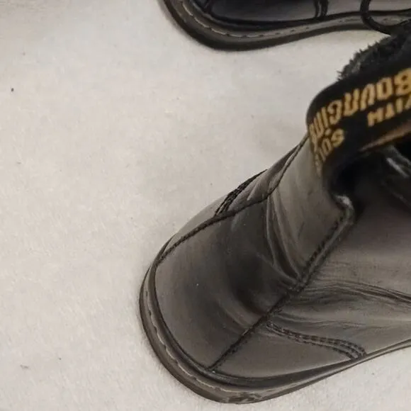 VNTG Dr. Martens Black Ankle Boots Sz 6 Goth Grunge Casual AIR WAIR Punk Retro