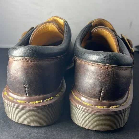VTG Dr. Martens Monk Strap Buckled Shoes Made in England Size UK 3 US W size 5.5