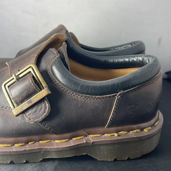 VTG Dr. Martens Monk Strap Buckled Shoes Made in England Size UK 3 US W size 5.5