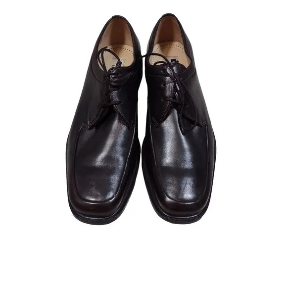 Vtg Florsheim Imperial Mens Brown Leather Loafers Lace Up Oxford Shoes 10.5 D