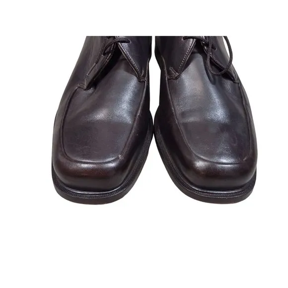 Vtg Florsheim Imperial Mens Brown Leather Loafers Lace Up Oxford Shoes 10.5 D