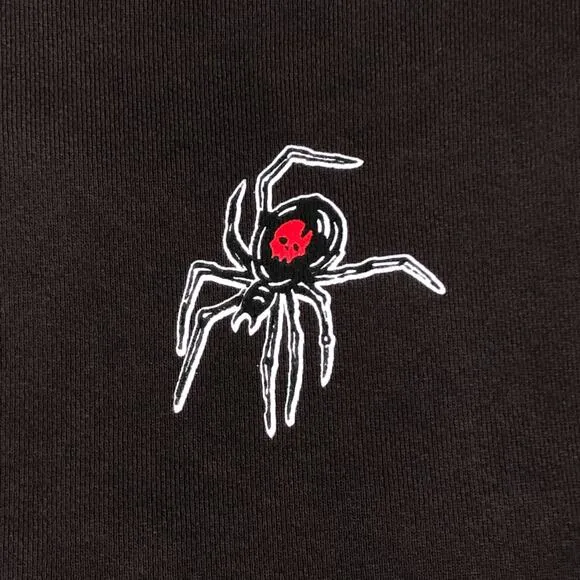 Warren Lotas Spider Web Grim Reaper Hoodie Sweater Pullover size XL B31