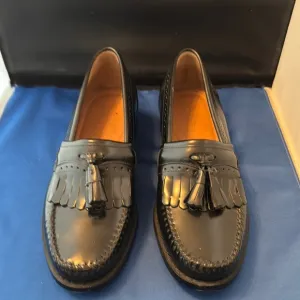 Weejuns GH Bass &amp; Co Classic Black Tassel Loafers size 9.5