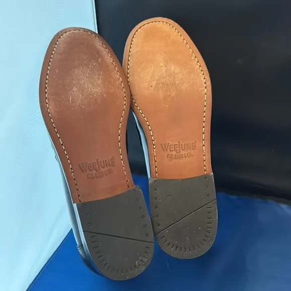 Weejuns GH Bass &amp; Co Classic Black Tassel Loafers size 9.5