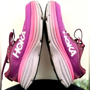 Women Hoka One One Bondi 8 Beautyberry Running Shoes
