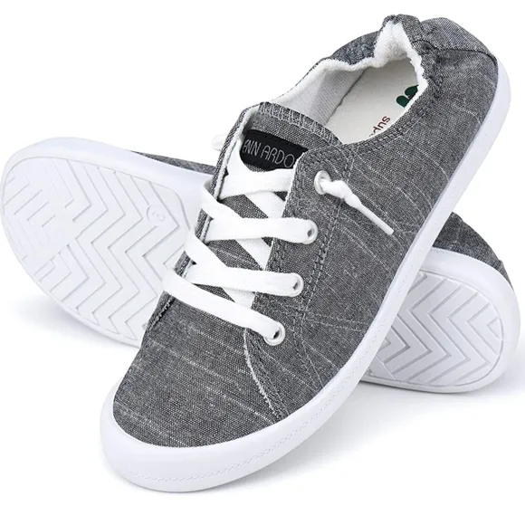 Women's Canvas Shoes Low Top Classic Slip-On Lightweight Comfort Fashion…