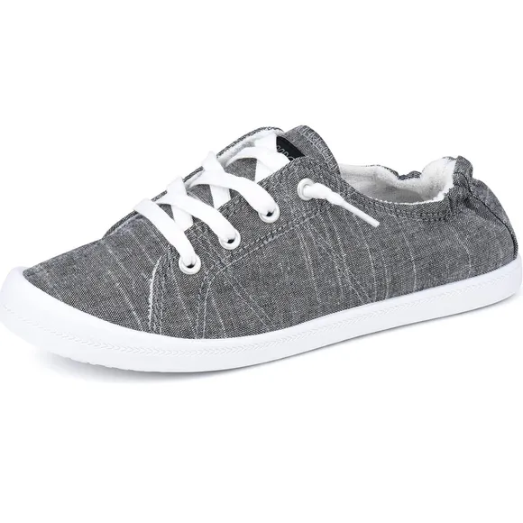Women's Canvas Shoes Low Top Classic Slip-On Lightweight Comfort Fashion…