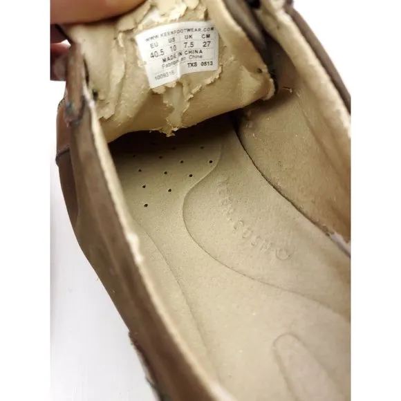 Womens Keen Briggs Hiking Shoes Sz 10 Brown Leather