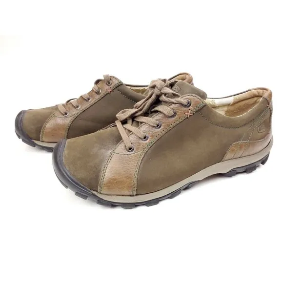 Womens Keen Briggs Hiking Shoes Sz 10 Brown Leather