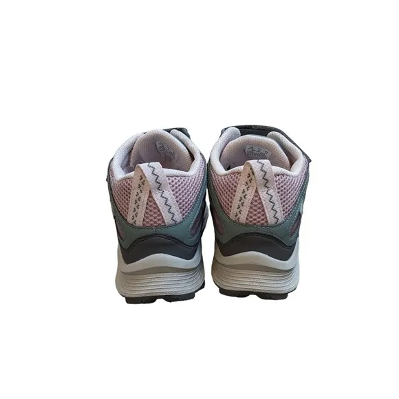 Women’s Merrell Pink &amp; Gray Hiking Shoes Size 6
