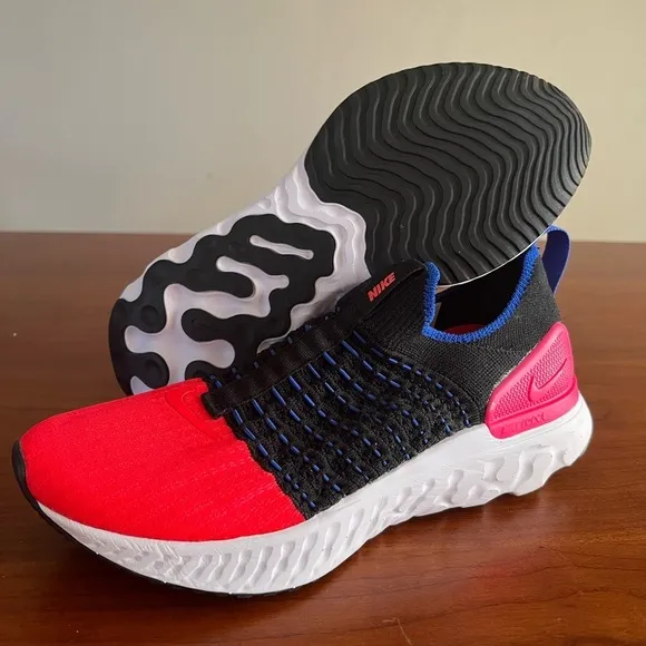 Womens Nike REACT PHANTOM RUN FLYKNIT 2 Running Shoes DX2354-001 with box