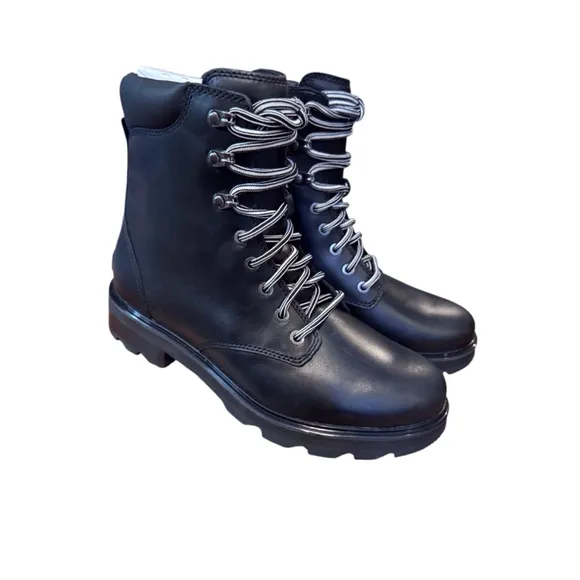 Women's Sorel Lennox Lace Boots Size 11 Black Waterproof