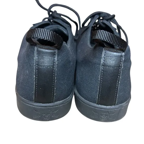 Woobies Tactical Mod-1 Shoes Mens 15  Black Canvas Low Slip Resistant Cap Toe