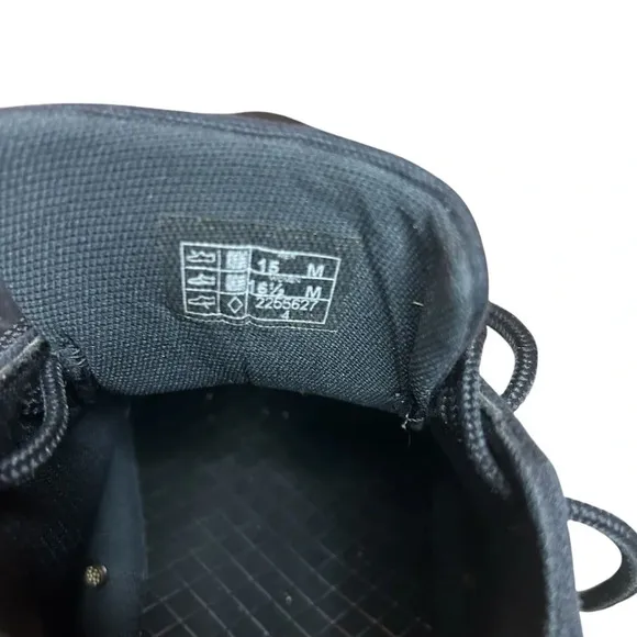 Woobies Tactical Mod-1 Shoes Mens 15  Black Canvas Low Slip Resistant Cap Toe