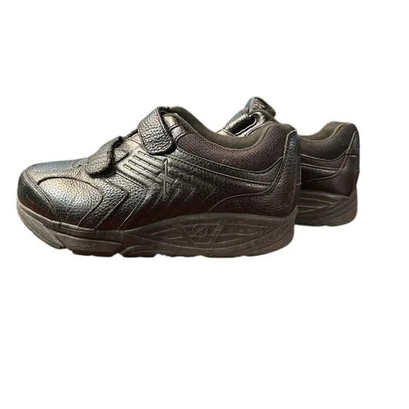 Xelero Sneakers diabetic shoes Matrix Men's strap X84227 black leather size 10.5