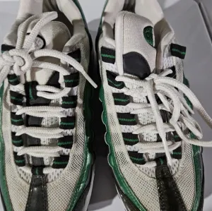 Youth Green and White Sneakers