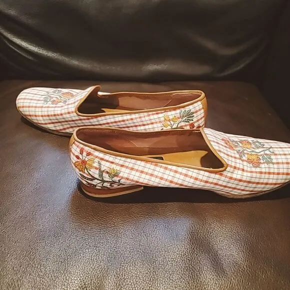 ZALO Plaid Flat Loafers Size 10 N