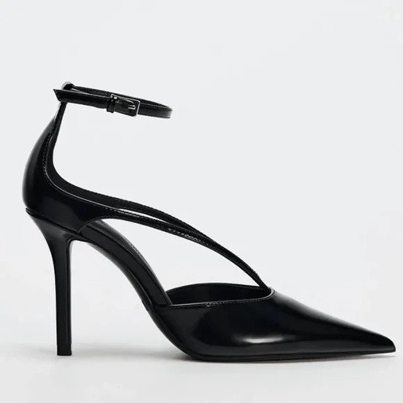 Zara NWT double strap heeled shoes 2273/310
