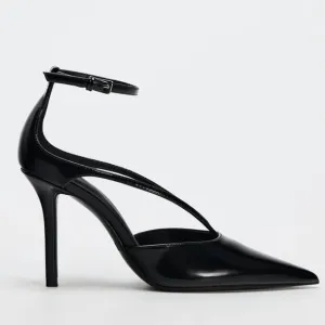 Zara NWT double strap heeled shoes 2273/310